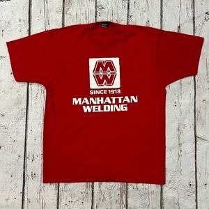 Vintage 90s Manhattan Welding Screen Stars Best 1990s Crewneck Tee